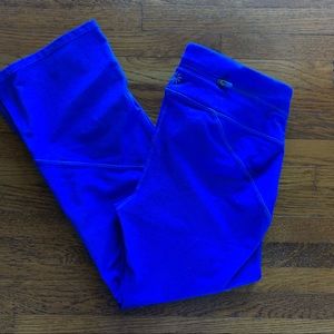 Athleta Blue Crop Workout Pants Size XS